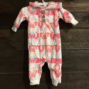 3 month aztec body suit